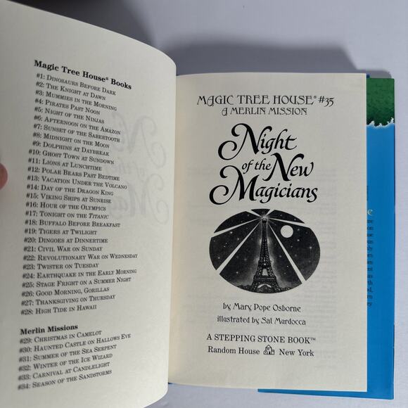 Night of the New Magicians (Magic Tree House (R) Merlin Mission) 1st Edition - Picture 8 of 11